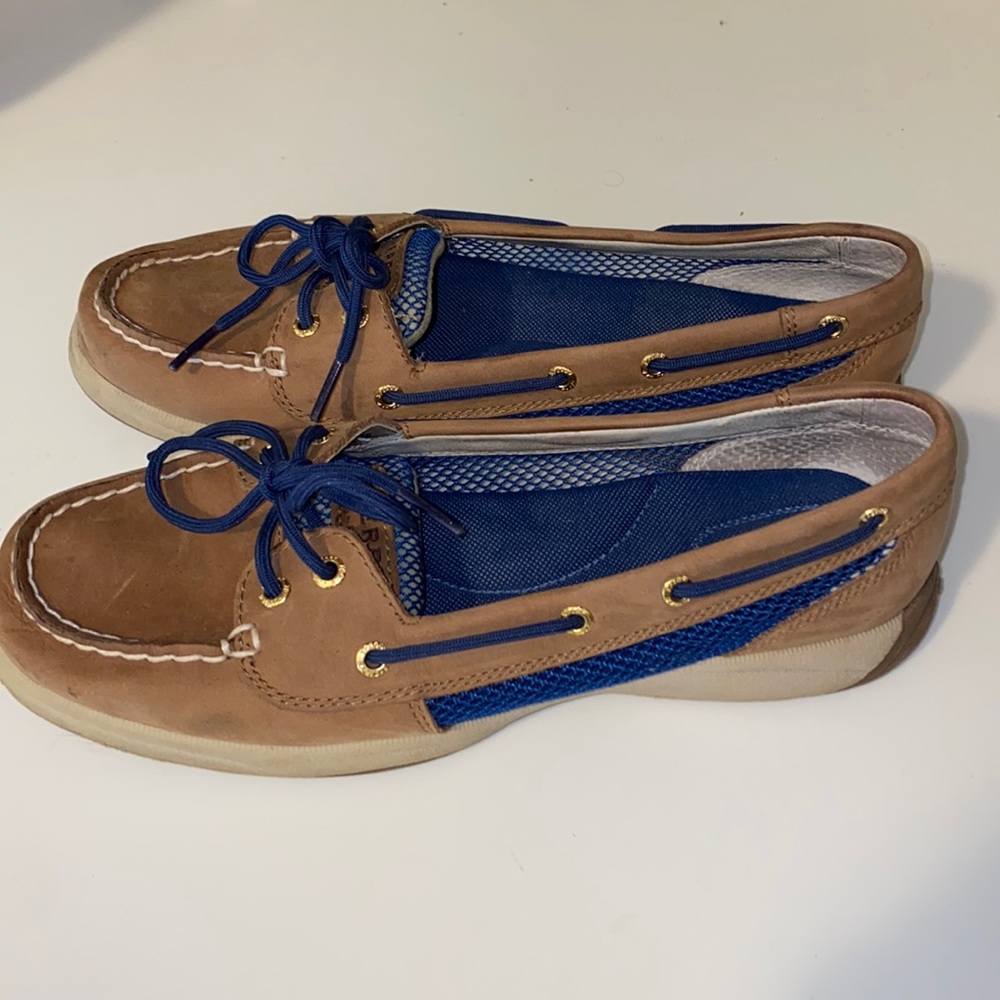 Sperry Angelfish Blue Mesh Shoes